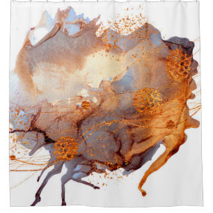 Splash Valley. Natural luxury. Royal art. Oriental Shower Curtain