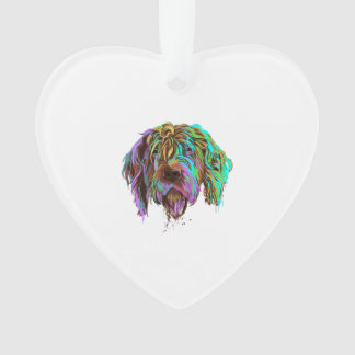Splash Wirehaired Pointing Griffon Dog Ornament