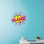 Splash,  Yellow Pink Burst,  Pop Art 24" Wall Decal<br><div class="desc">Splash in Yellow & Pink - Great Pop Art Wall Decal - - Change the size of these decals by changing the size of the Decal Sheet - 4 sizes - from 12" x 12" to 36" x 36" - - These ones are printed on a transparent background, but you...</div>