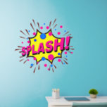 Splash,  Yellow Pink Burst,  Pop Art 36" Wall Decal<br><div class="desc">Splash in Yellow & Pink - Great Pop Art Wall Decal - - Change the size of these decals by changing the size of the Decal Sheet - 4 sizes - from 12" x 12" to 36" x 36" - - These ones are printed on a transparent background, but you...</div>