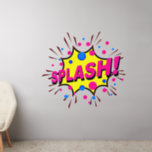 Splash,  Yellow Pink Burst,  Pop Art 50" Wall Decal<br><div class="desc">Splash in Yellow & Pink - Great Pop Art Wall Decal - - Change the size of these decals by changing the size of the Decal Sheet - 4 sizes - from 12" x 12" to 36" x 36" - - These ones are printed on a transparent background, but you...</div>