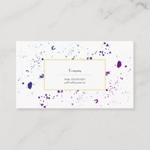 Splashes Business Card