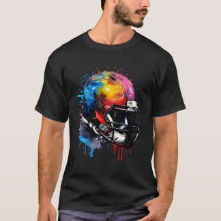 Splashes Falls Out Balls Out Retro Vintage Footbal T-Shirt