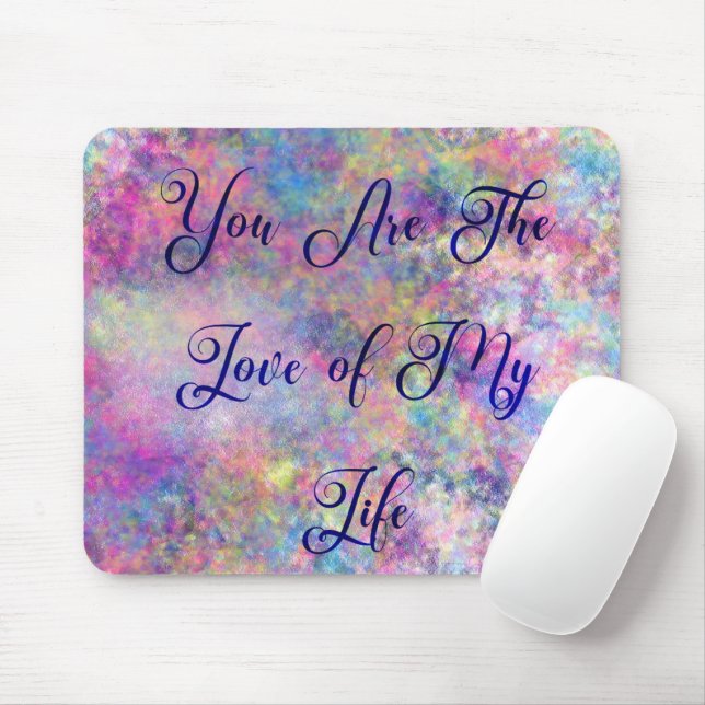 Splashes of Colour Mouse Pad (With Mouse)