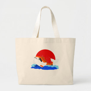 Splashing Koi Tote Bag