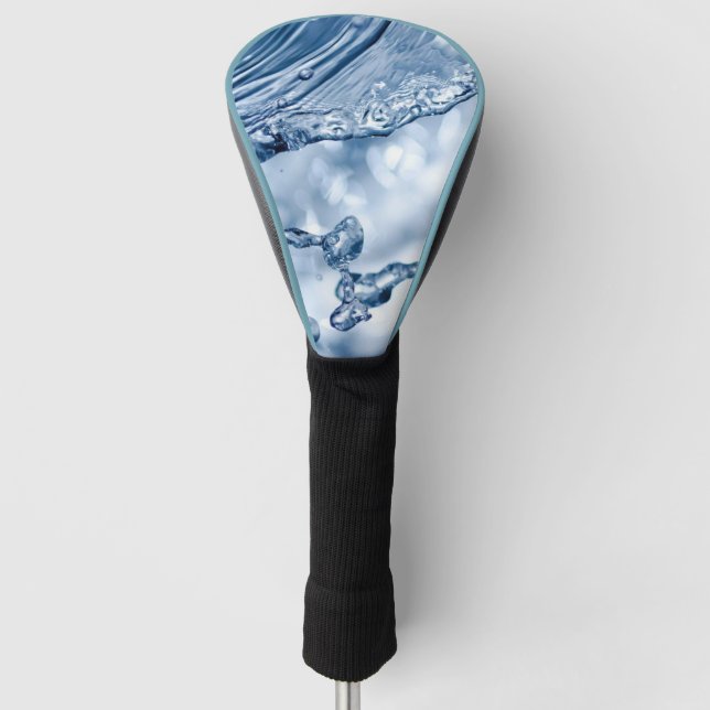Splashing water with bubbles Driver Best  Golf Head Cover (Front)