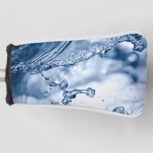 Splashing water with bubbles Putter Golf Head Cove Cover