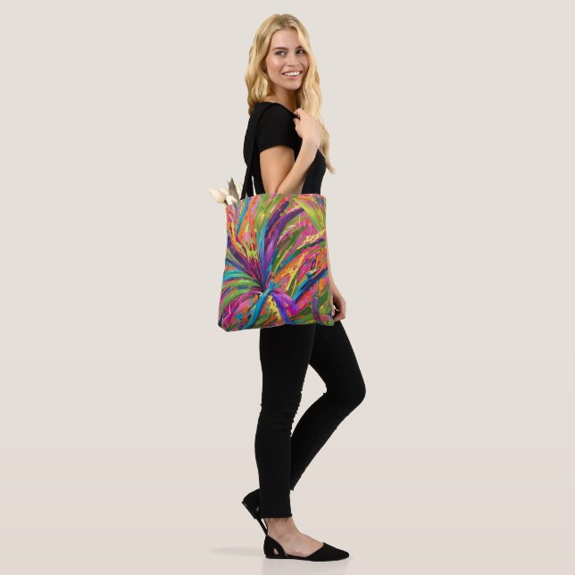 Splashy Art Tropical vibe  Tote Bag (On Model)