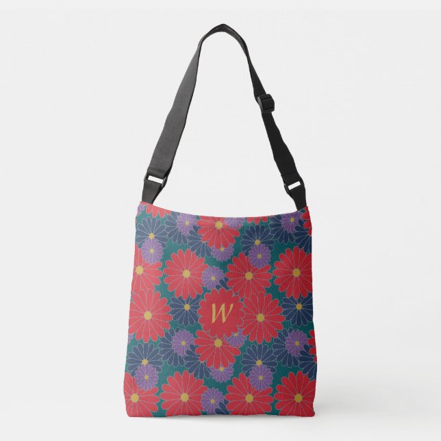 Splashy Fall Floral All-Over-Print Bag (Front)