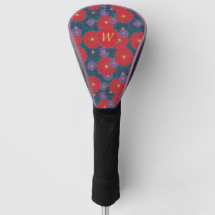 Splashy Fall Floral Driver Cover