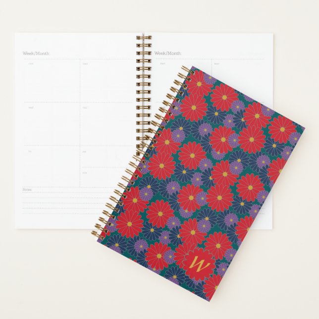 Splashy Fall Floral Planner (Display)