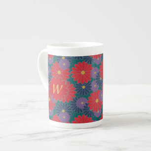 Splashy Fall Floral Speciality Mug