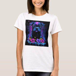 Splashy Pit Bull T-Shirt