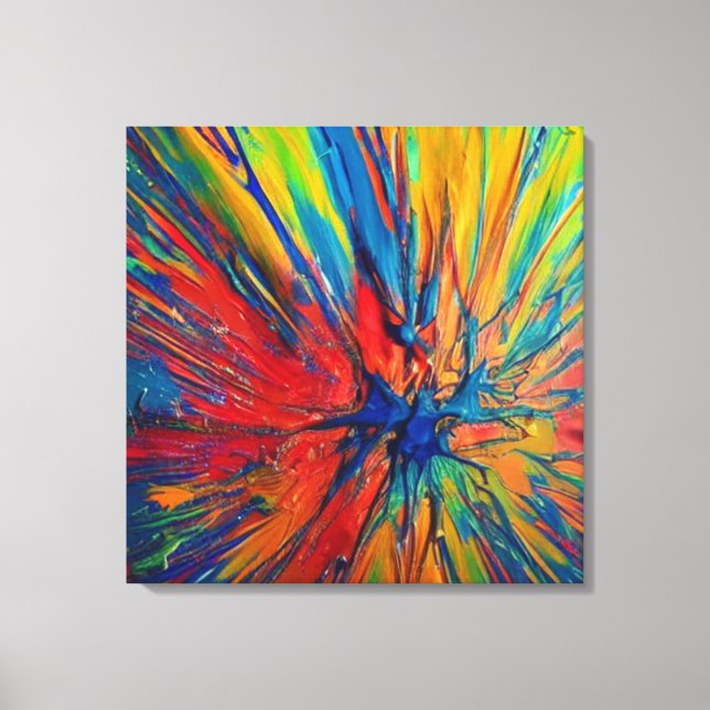 Splat Canvas Print (Front)
