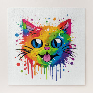 Splat Cat Rainbow Puzzle