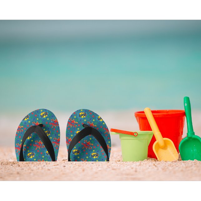 Splat Kapow Kid's Jandals (Creator Uploaded)