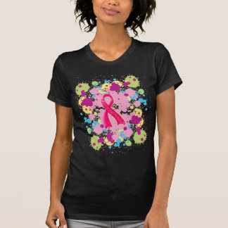 Splat Pink Ribbon T-Shirt