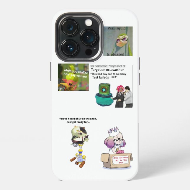 splatoon meme phonecase  iPhone case (Back)
