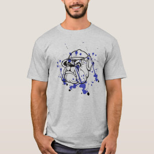 Splatted Bulldog mens t-shirt