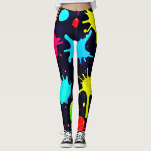 Splatter Art Burst Leggings