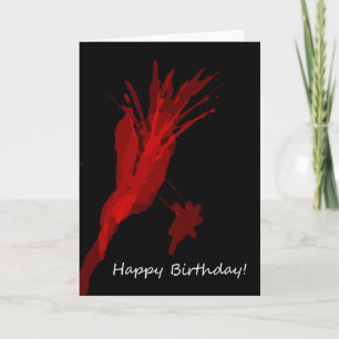 Splatter Birthday Card