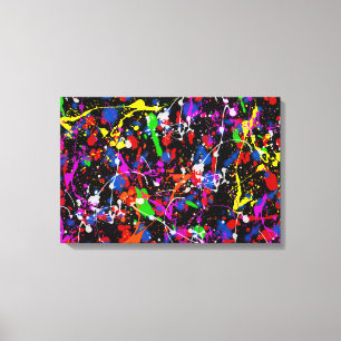 Splatter Canvas Print