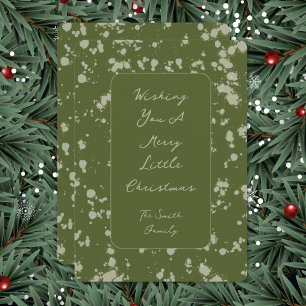 Splatter Christmas Card