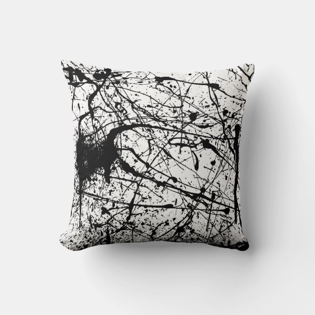 Splatter Combo throw pillow (Front)