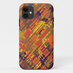 Splatter Design - olive violet Case-Mate iPhone Case