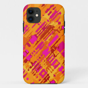 Splatter Design - orange pink Case-Mate iPhone Case