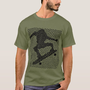 Splatter Graphic Skateboard T-Shirt