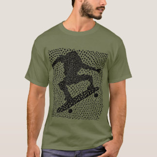 Splatter Graphic Skateboard T-Shirt