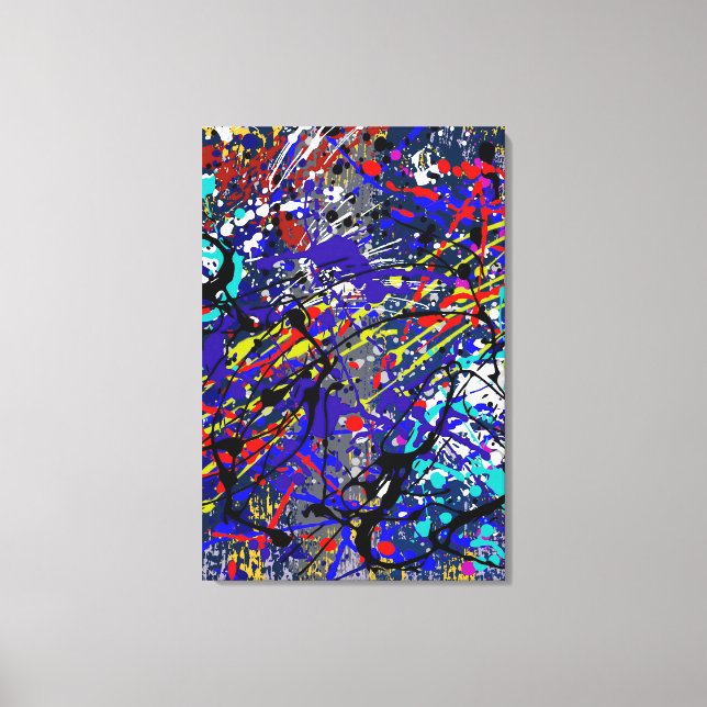 Splatter Grind_02 Canvas Print  (Front)