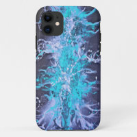 Splatter Grunge Design - blue