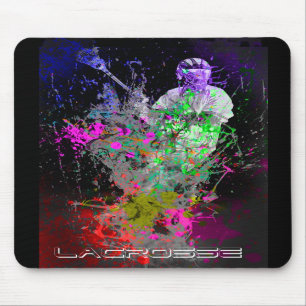 splatter lacrosse mouse pad