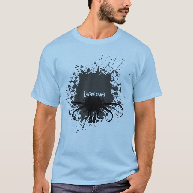 Splatter on Light Mens T-Shirt (Front)