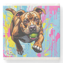 Splatter Paint Coaster 