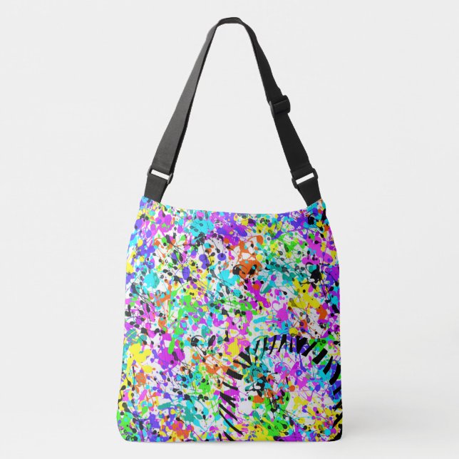 Splatter Paint Crossbody Bag (Front)