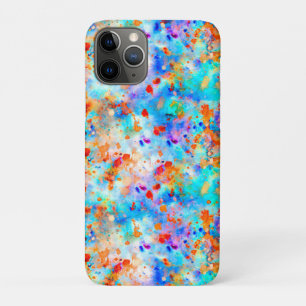 Splatter Paint Rainbow of Bright Color Background  Case-Mate iPhone Case