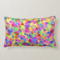 Splatter Paint Rainbow of Bright Colour Background