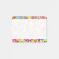 Splatter Paint Rainbow of Bright Colour Background