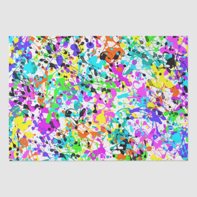 Splatter Paint Tissue Paper (Front)