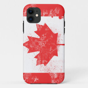 Splatter Painted Flag of Canada Case-Mate iPhone Case