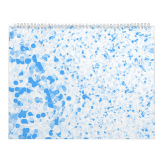Splatter Texture - Blue Calendar