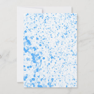 Splatter Texture - Blue Save The Date
