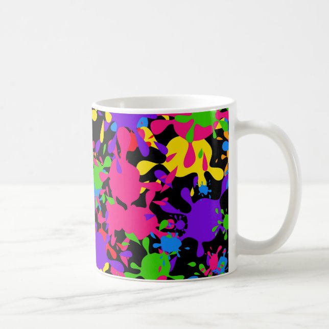 Splatter Wallpaper Coffee Mug (Right)