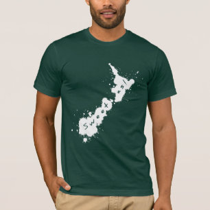 Splatter White NZ Sweet As T-Shirt