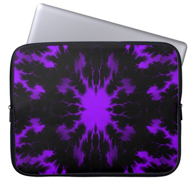 Splattered Lightening.. Laptop Sleeve (Front)