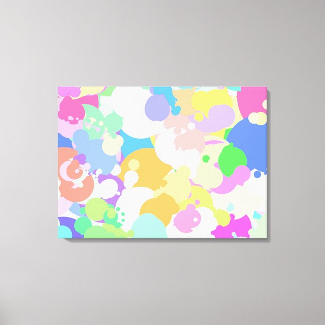 Splattered Paint Art Canvas (Front)