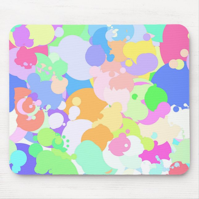 Splattered Paint Mousepad (Front)